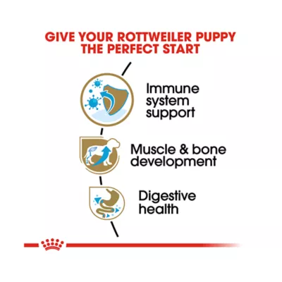 Product Royal Canin® Breed Health Nutrition® Rottweiler Breed Specific Puppy Dog Dry Food - 30 lb