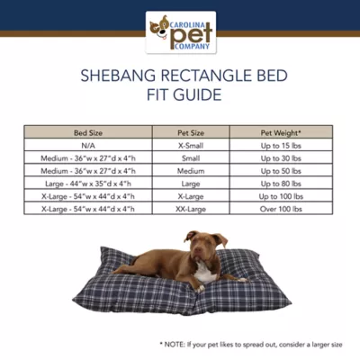 Product Carolina Pet Plaid Indoor/Outdoor Dog Bed