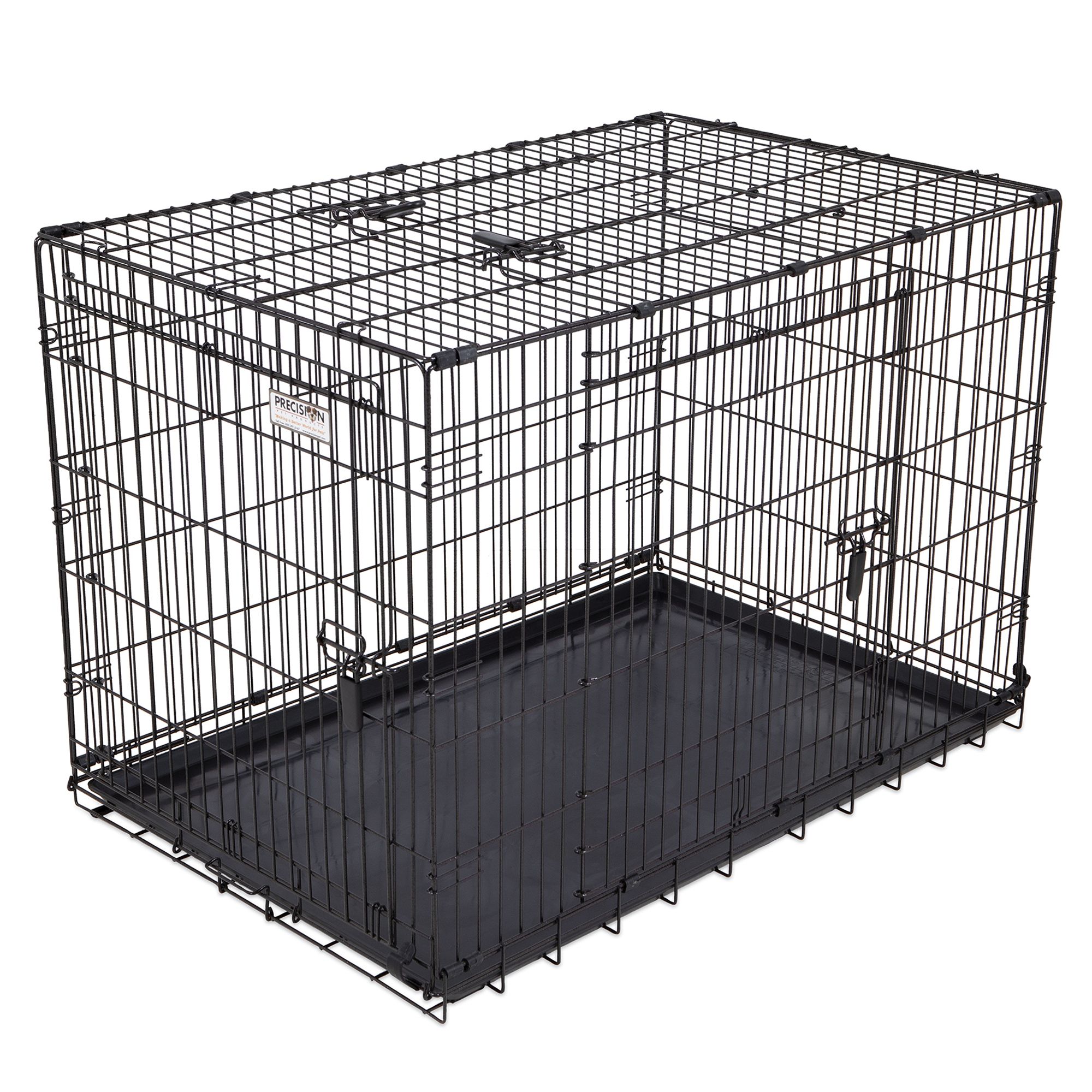 3 door dog crate with outlet divider