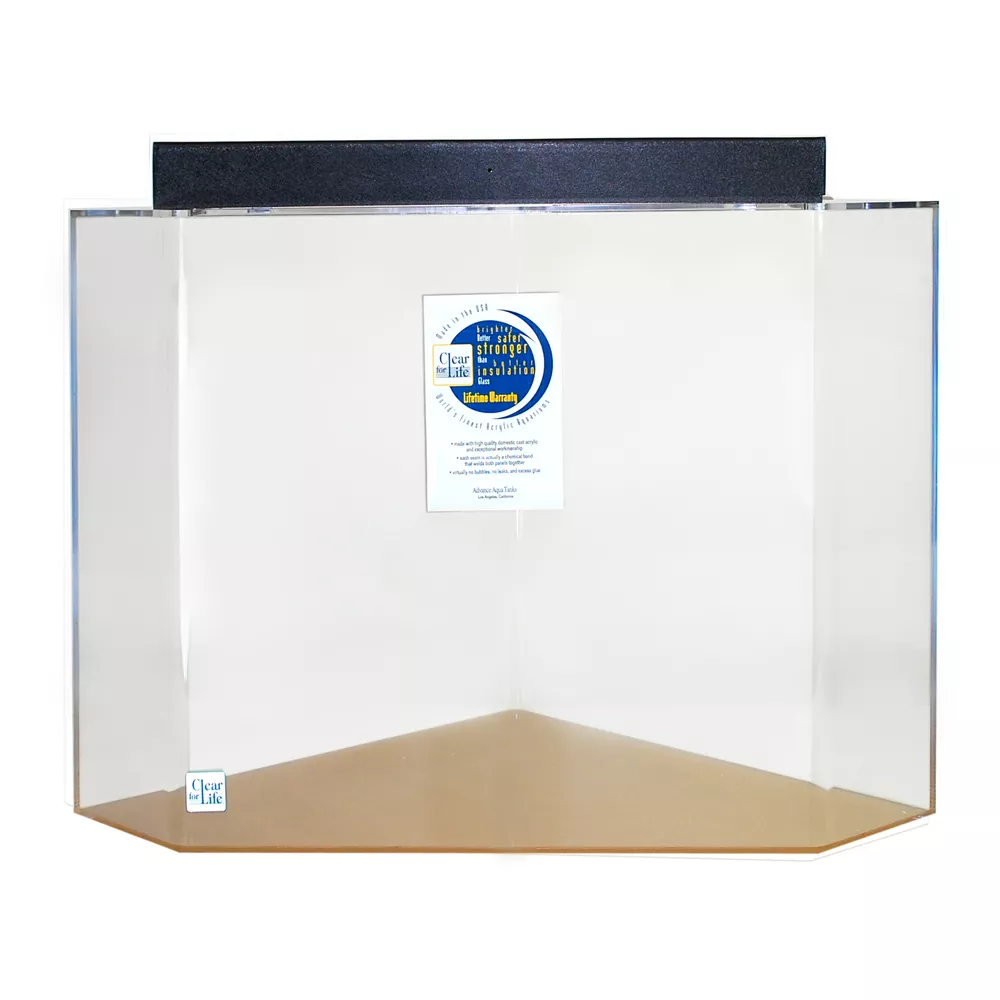 Clear-For-Life 125 Gallon Pentagon Aquarium