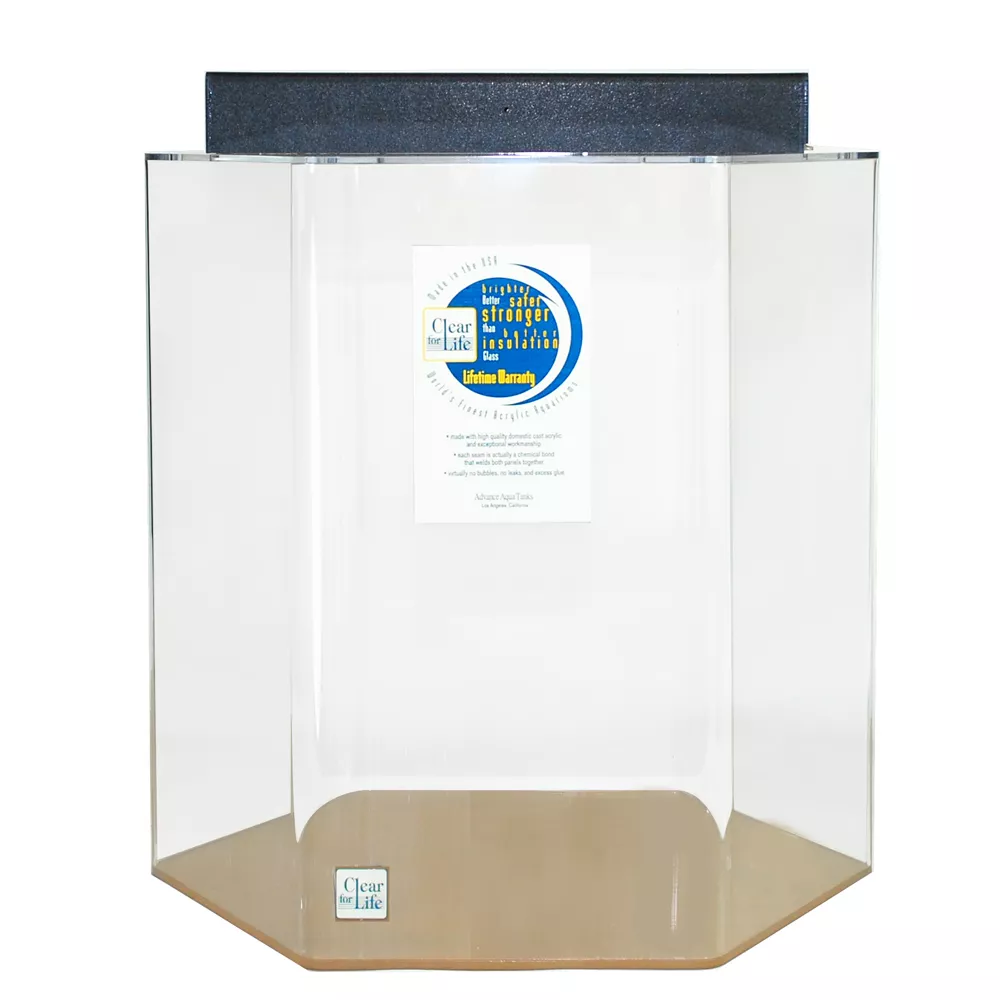 Clear-For-Life 75 Gallon Hexagon Aquarium