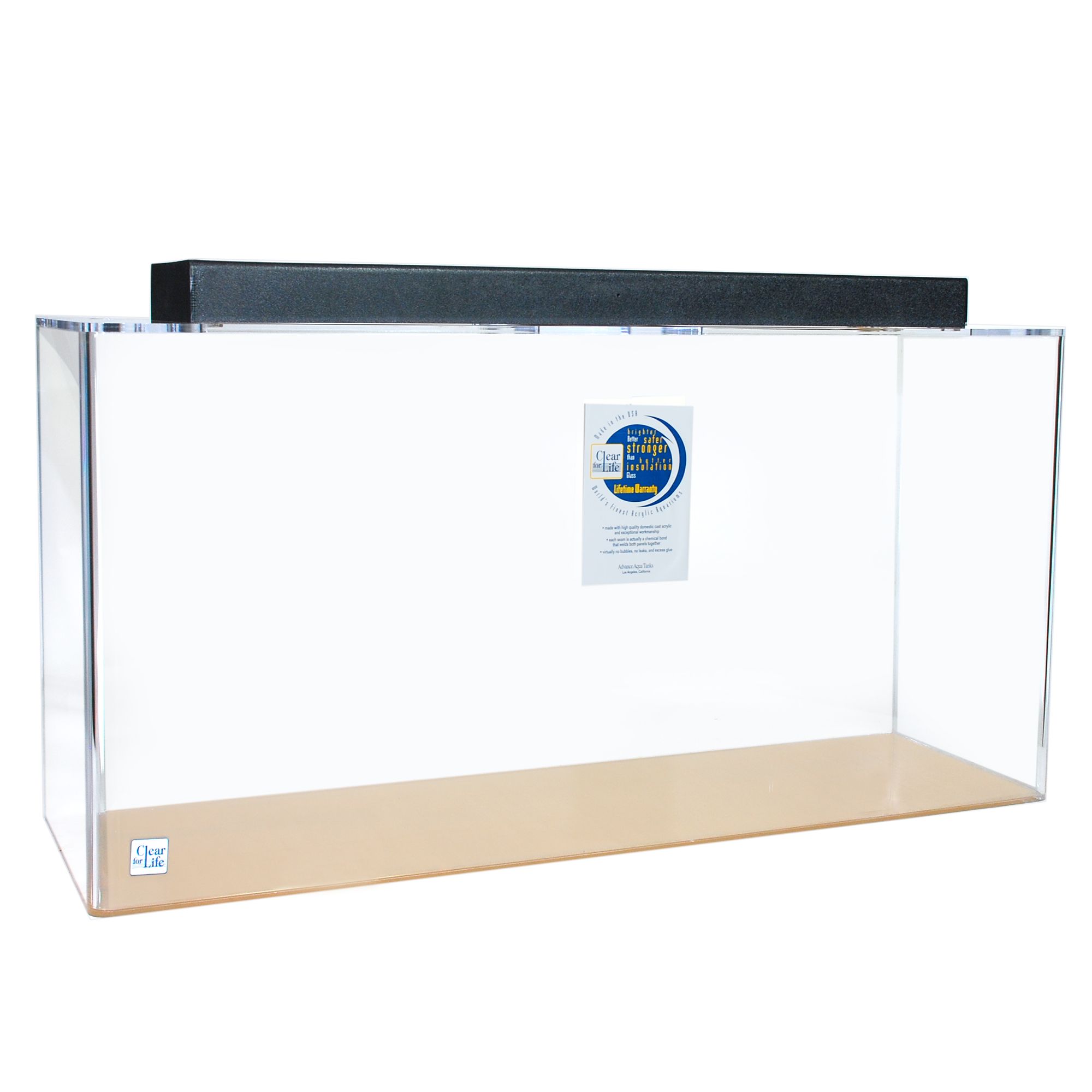 Clear for Life Rectangle Acrylic Aquarium Tank