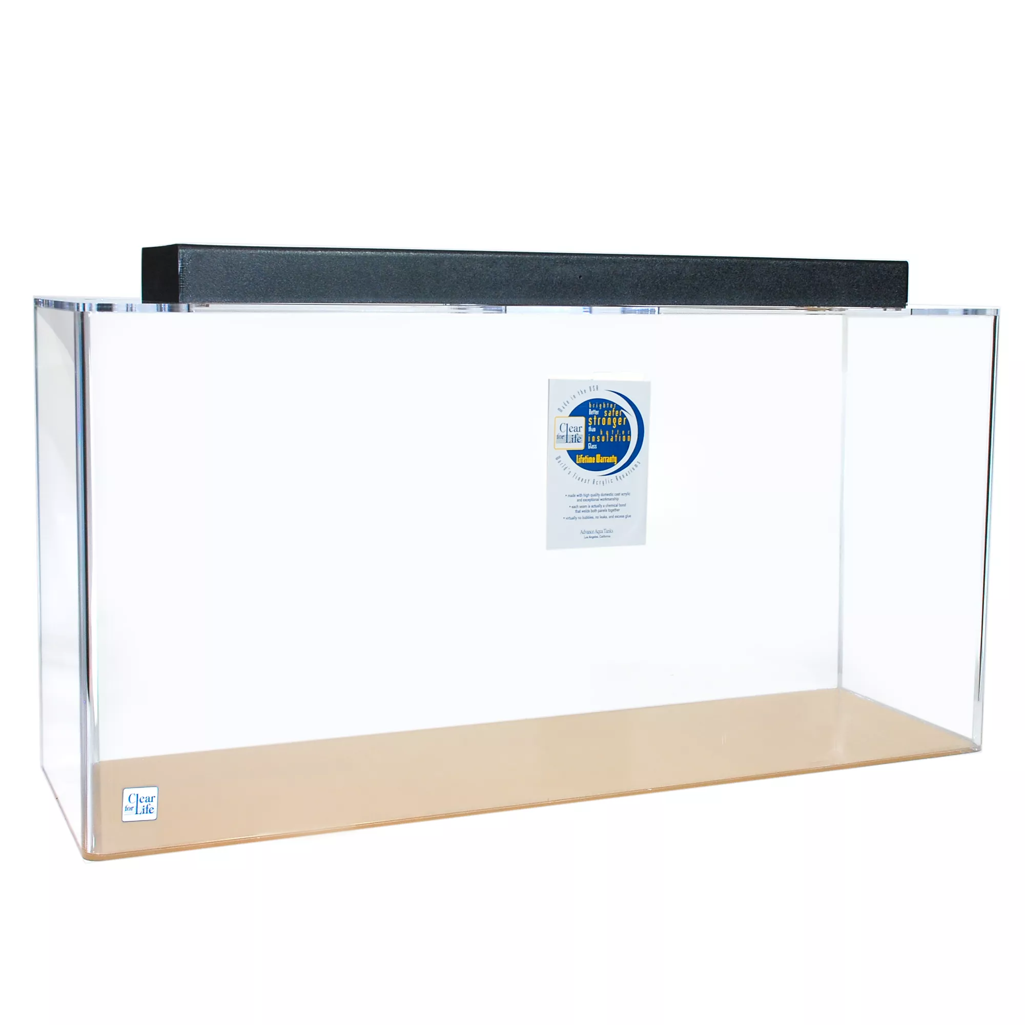 Clear-For-Life 75 Gallon Rectangle Aquarium