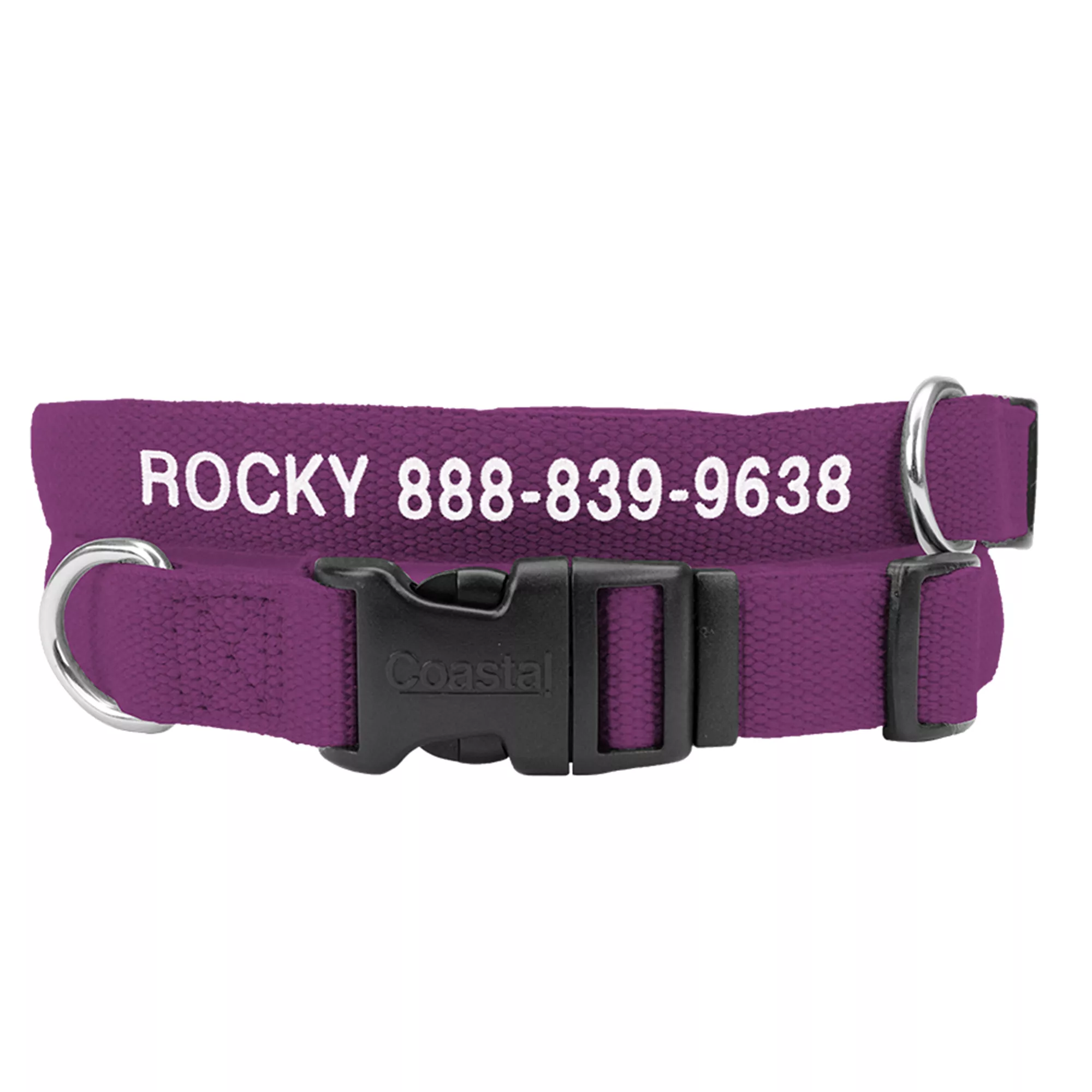 Coastal Pet Products Personalized Eco-Friendly Dog Collar