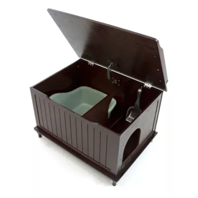 Designer Catbox Cat Wood Litter Box Enclosure