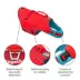 Kurgo® Surf n' Turf Dog Life Jacket - Dog PFD - Reflective - Adjustable - Chili Red image thumbnail 2