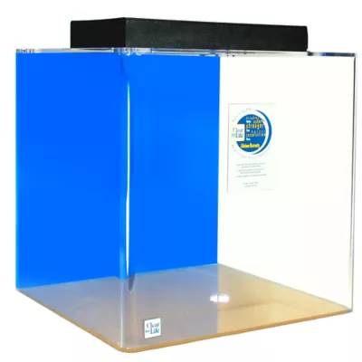 Clear-For-Life 25 Gallon Cube Aquarium - Image 1