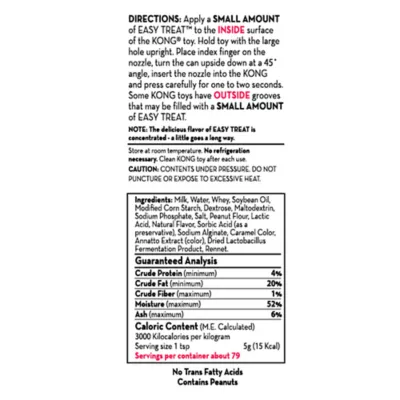 Product KONG® Easy Treat™ Peanut Butter Paste