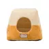 Armarkat Brown & Beige Soft Velvet Enclosed Cat Bed image thumbnail 4