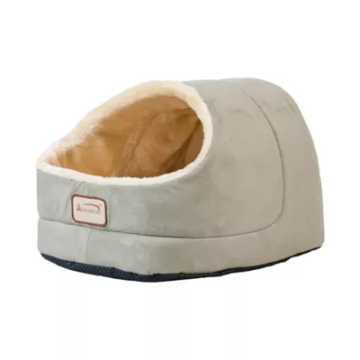Product Armarkat Sage Green & Beige Faux Suede and Faux Fur Covered Cat Bed