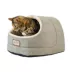 Armarkat Sage Green & Beige Faux Suede and Faux Fur Covered Cat Bed image thumbnail 3