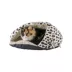 Armarkat Sage Green Faux Suede Paw Print Covered Cat Bed image thumbnail 2