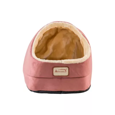 Product Armarkat Sage Green & Beige Faux Suede and Faux Fur Covered Cat Bed