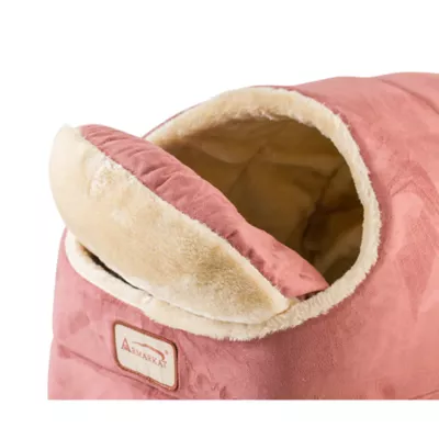 Product Armarkat Sage Green & Beige Faux Suede and Faux Fur Covered Cat Bed