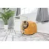 Armarkat Ivory & Brown Luxe Velvet Covered Cat Bed image thumbnail 2