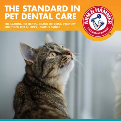 Arm & Hammer Cat Fresh Breath Dental Kit w/ Baking Soda, Tartar Control, TunaToothpaste, 2.5 oz - Image 8