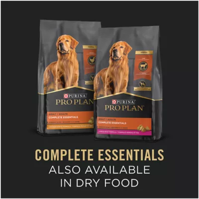 Purina Pro Plan Complete Essentials Adult Wet Dog Food Grain Free Chicken Carrots 13 oz