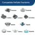 PetSafe® Drinkwell Replacement Carbon Filters - Ceramic Water Fountain Filters - 4-Pack image thumbnail 2