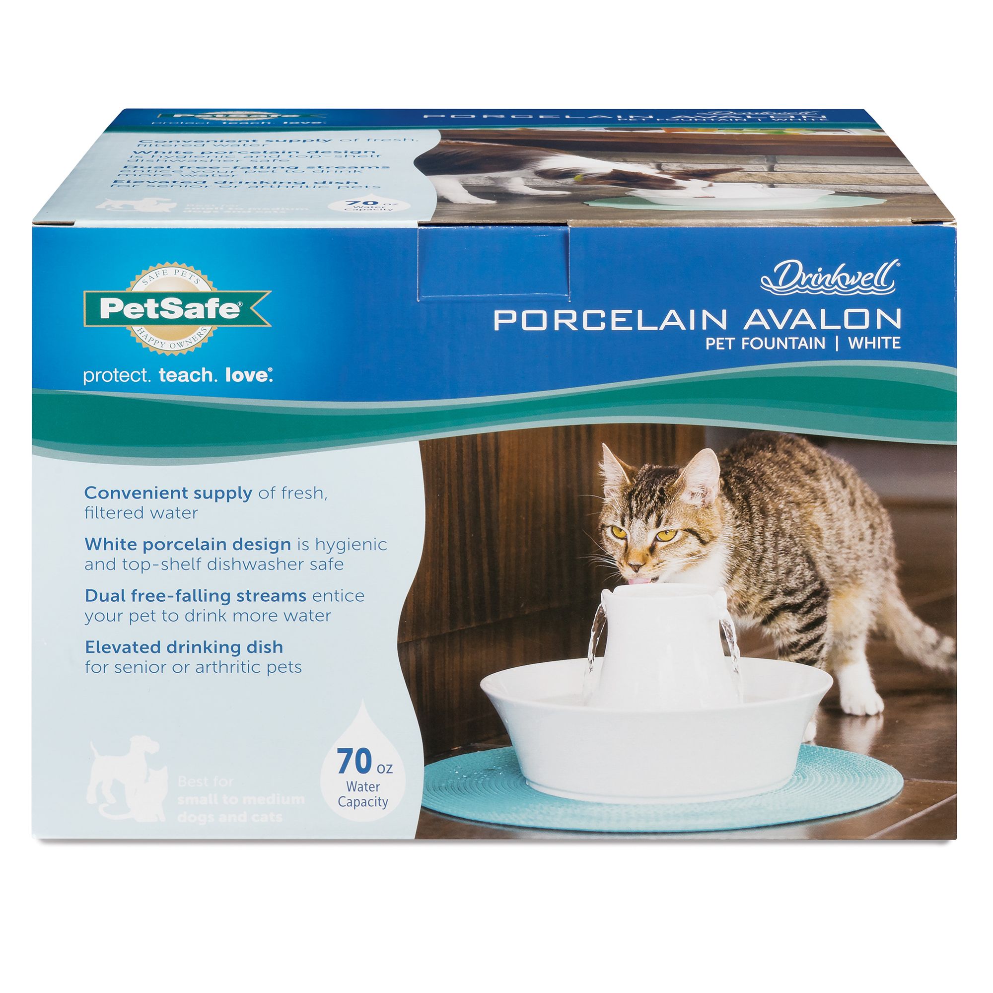 petsafe drinkwell ceramic avalon pet fountain