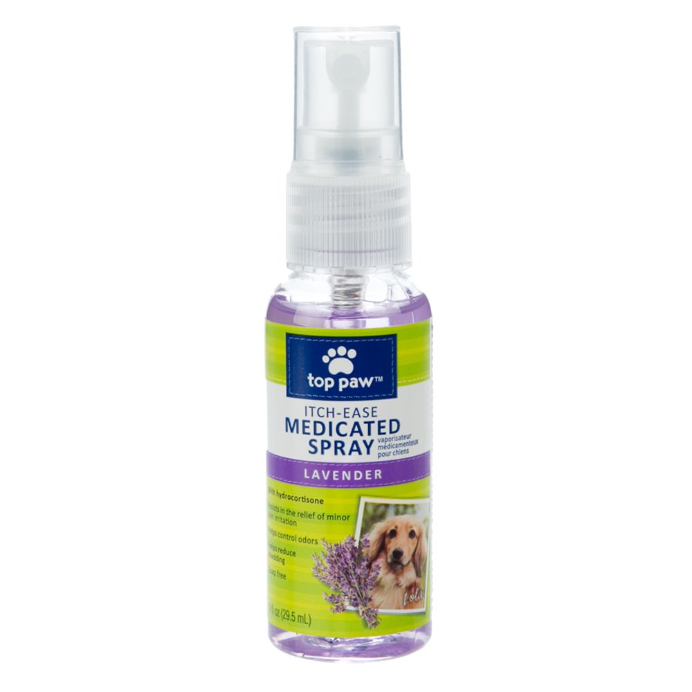 Top Paw Itch Ease Medicated Dog Spray Lavender Dog Treatments Petsmart