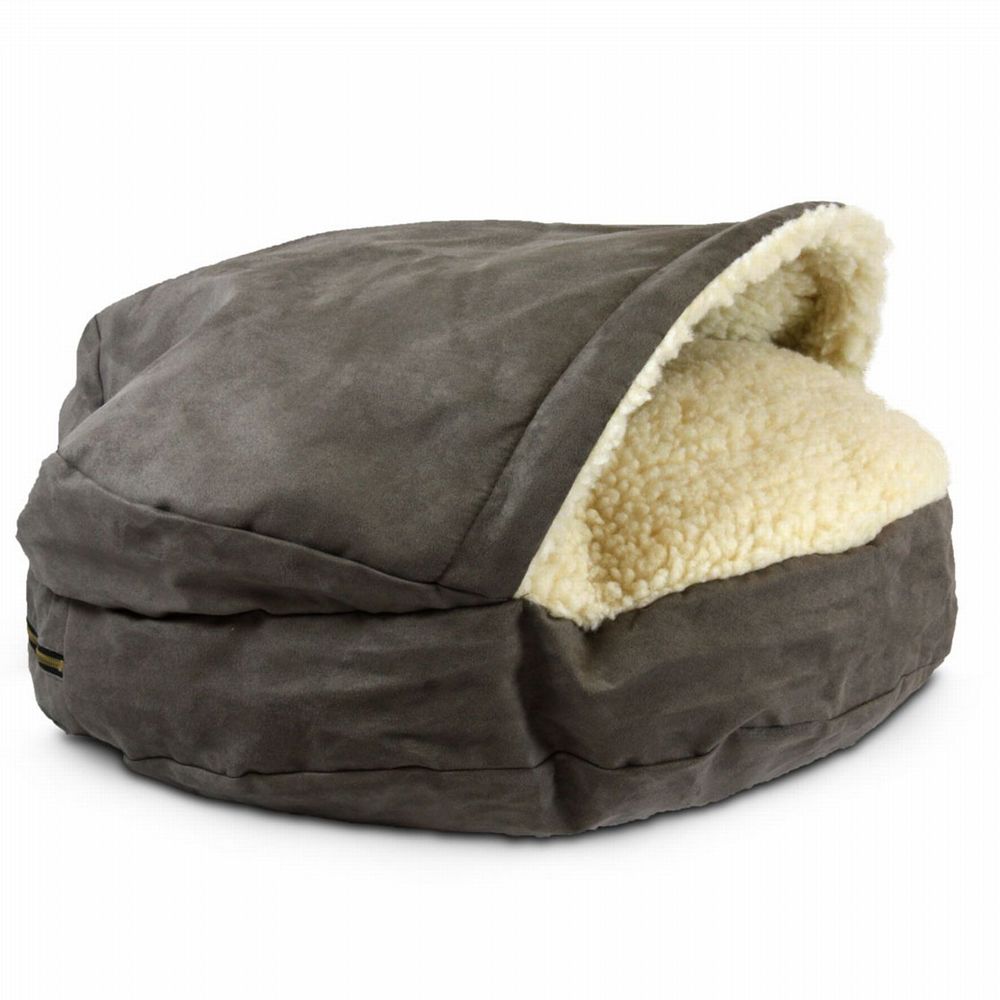 Luxury cozy cave dog bed best sale