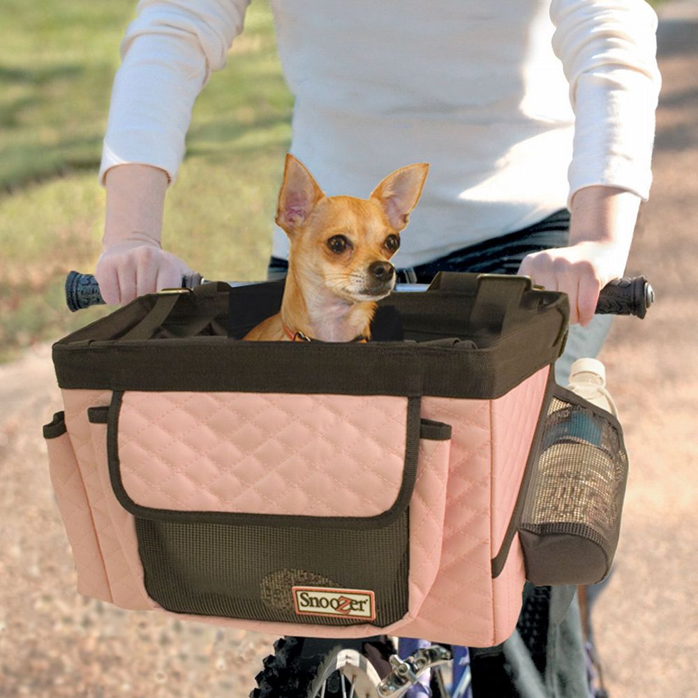 snoozer pet bicycle basket