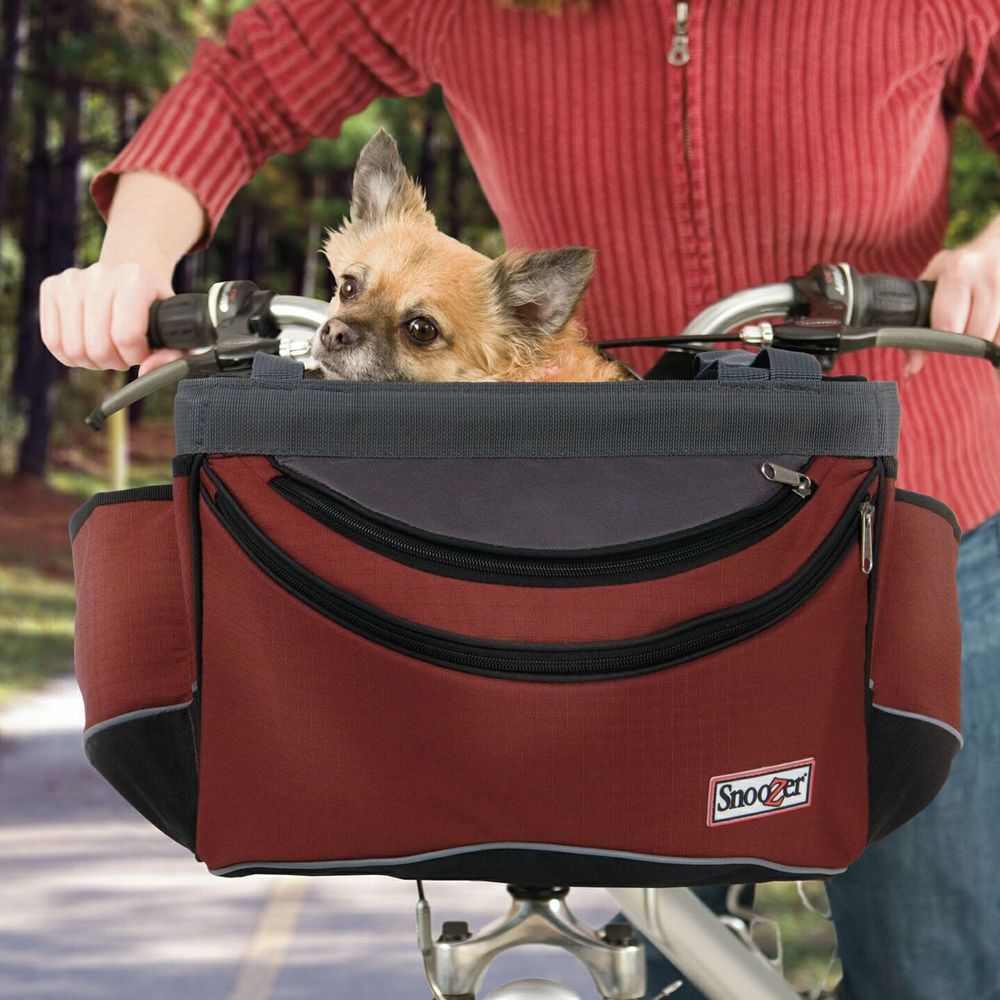 snoozer rear dog bike basket