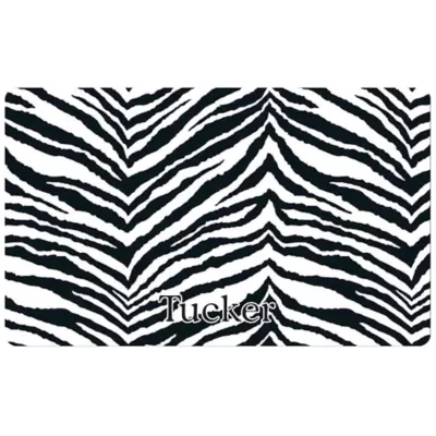 Product Drymate® Exotic Zebra Waterproof Personalized Pet Mat