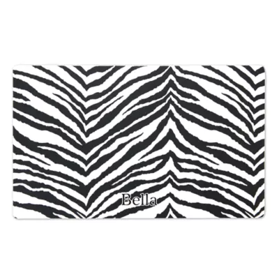 Product Drymate® Exotic Zebra Waterproof Personalized Pet Mat