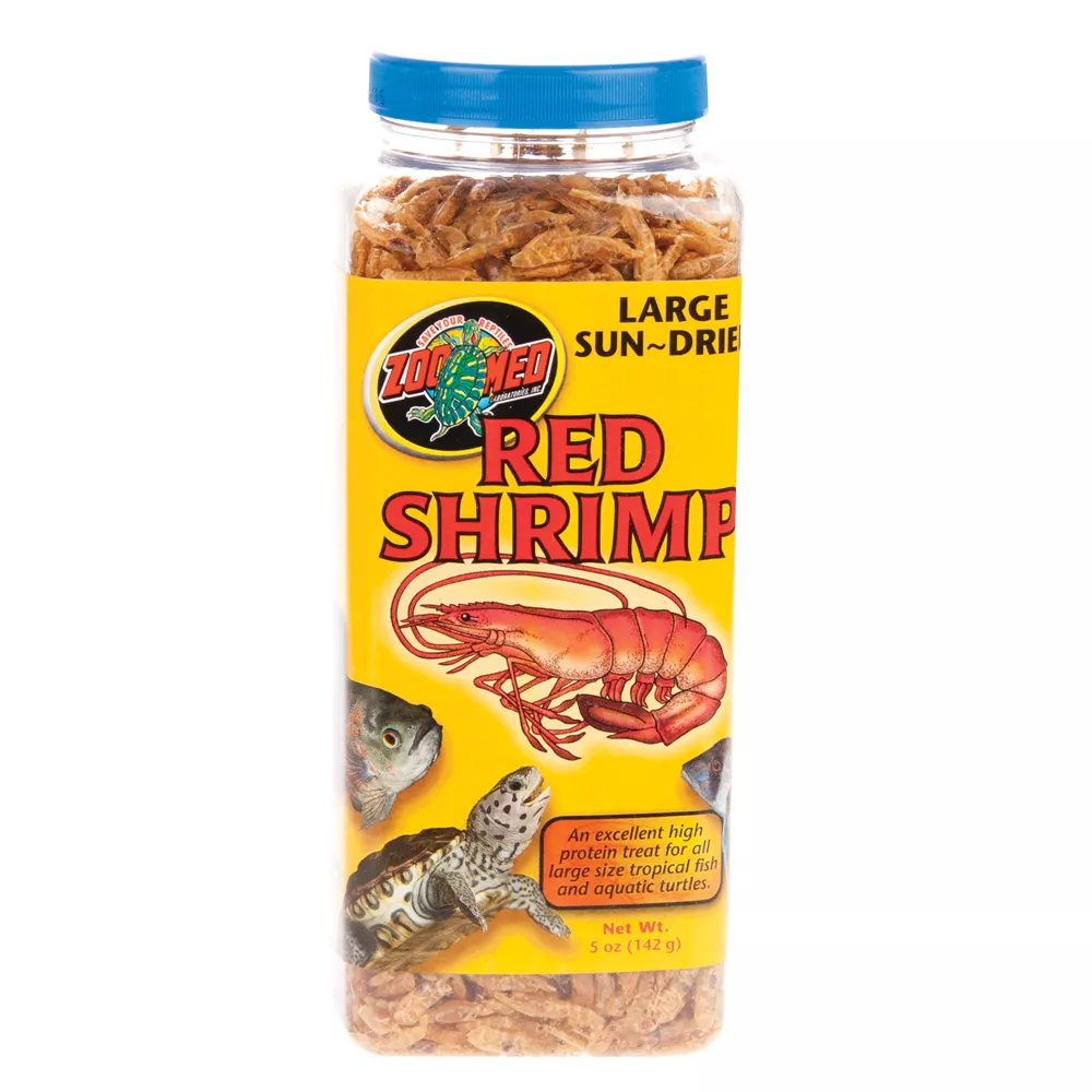 Zoo Med Large Sun-Dried Red Shrimp