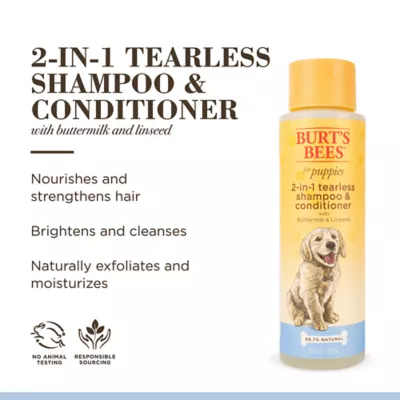 Product Burt's Bees® 2-in-1 Tearless Puppy Shampoo & Conditioner - Buttermilk & Linseed