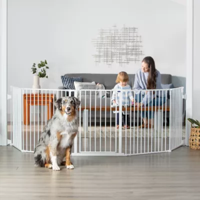 Top Paw® Super-Wide Convertible Pet Gate - Dog Gate - Image 2