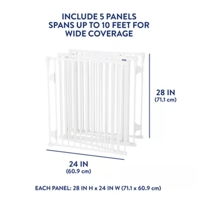 Top Paw® Super-Wide Convertible Pet Gate - Dog Gate - Image 3