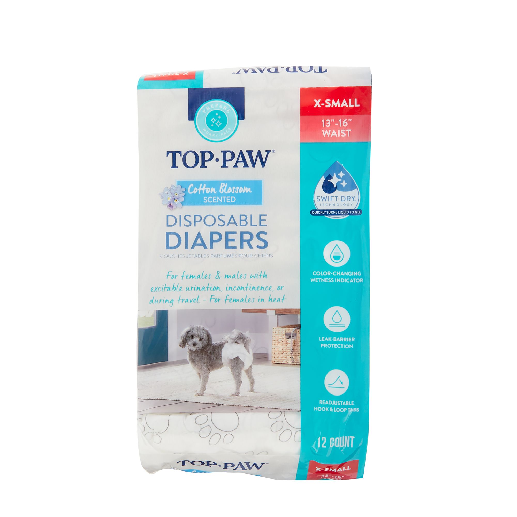 Top paw sale disposable diapers