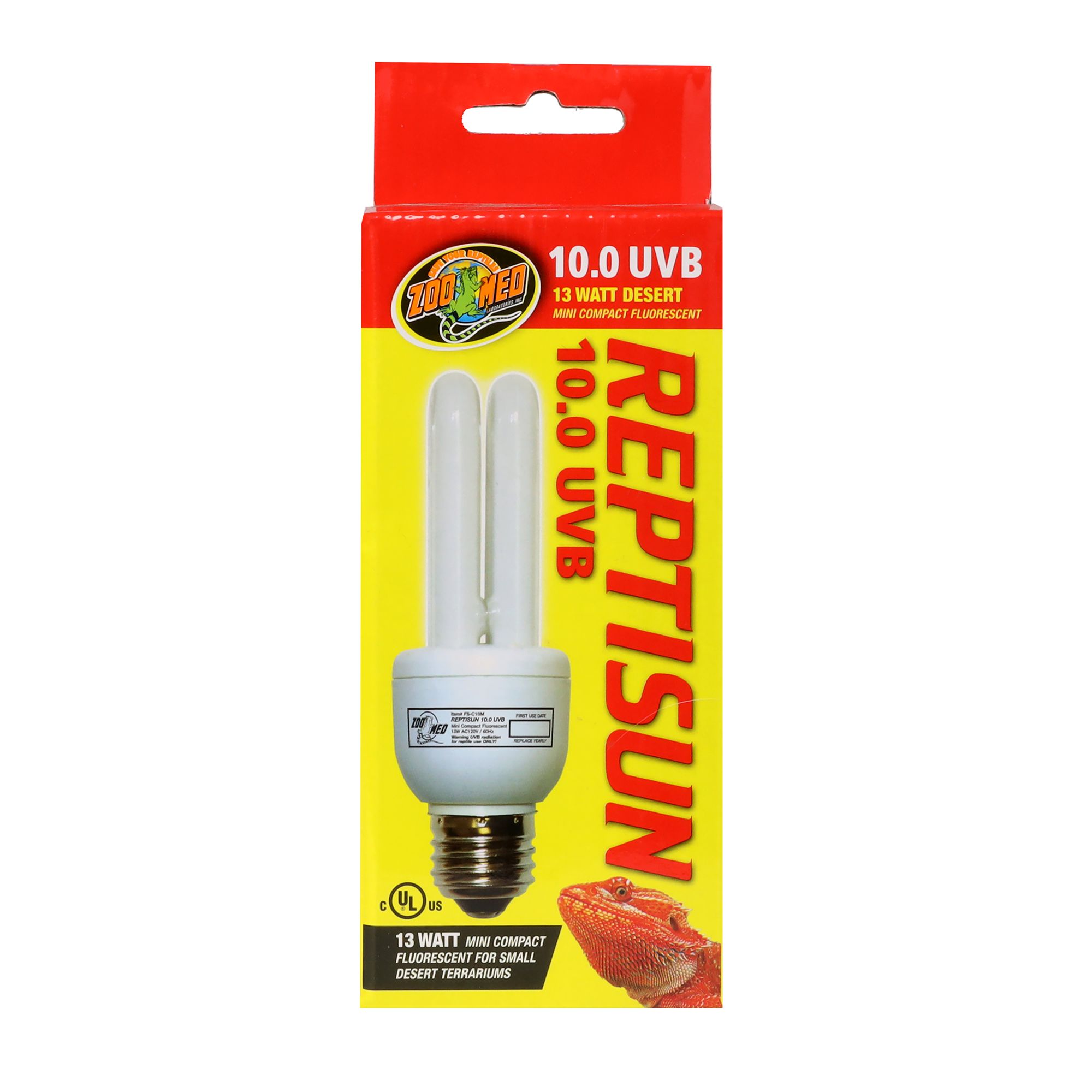 Zoo Med ReptiSun 10.0 Mini Compact Fluorescent Bulb 13 Watt