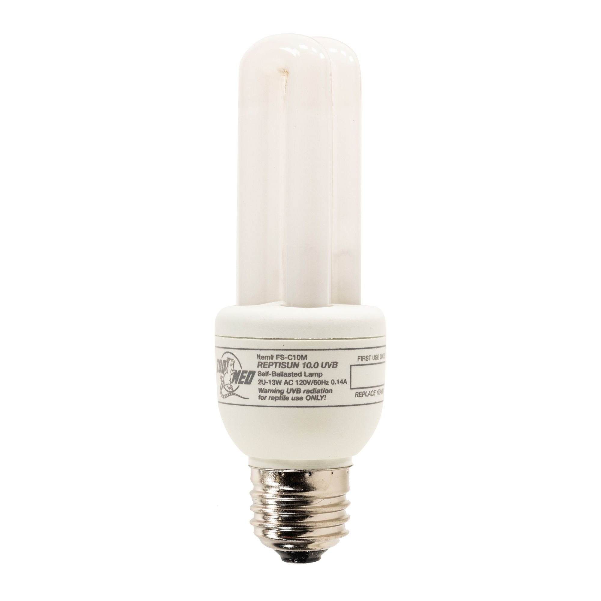 Zoo Med ReptiSun 10.0 UVB Mini Compact Fluorescent Bulb Reptile Desert UVB Terrarium - thumbnail 6