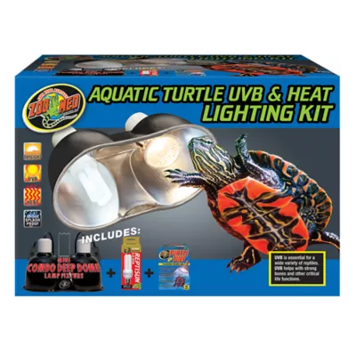 Product Zoo Med Aquatic Turtle UVB & Heat Lighting Kit