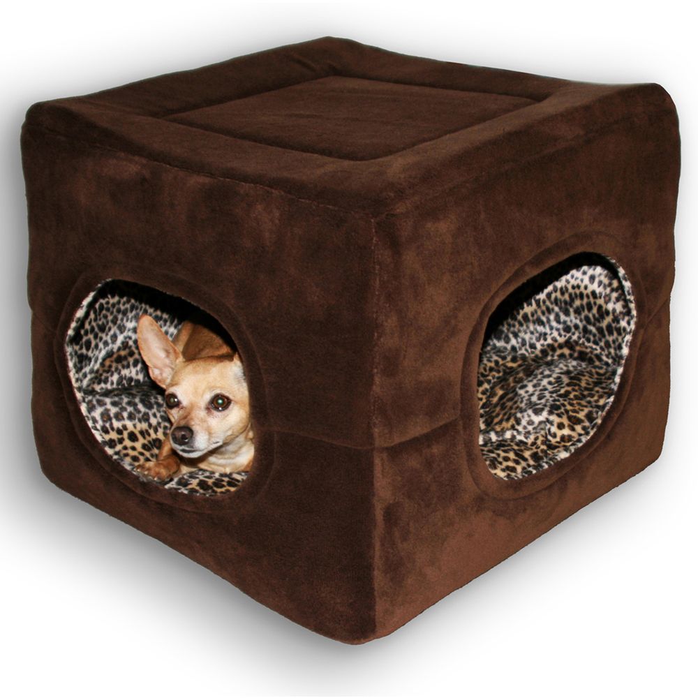 Hip Doggie Double Door Safe House Pet Bed Dog Cuddler Beds