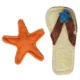 Product Hip Doggie Beach Loofah Dental Set Dog Toy