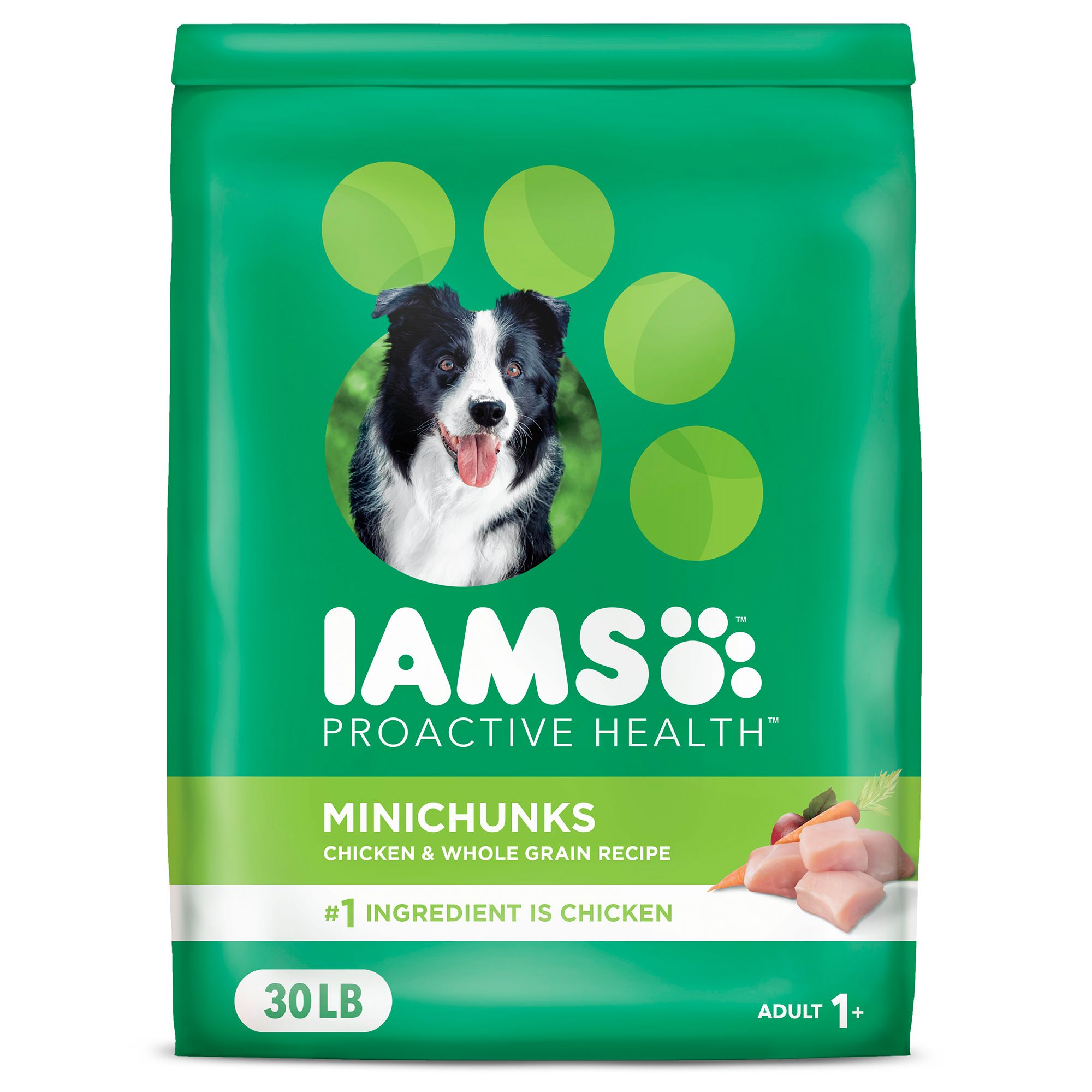 IAMS dry dog food bag