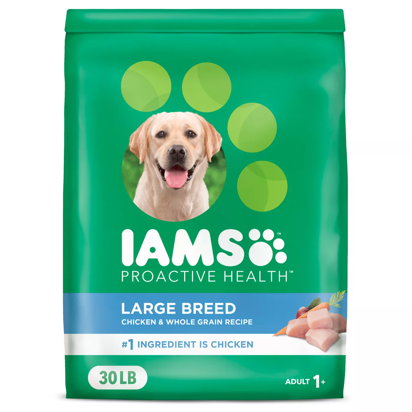 Iams Proactive Health Large Breed Adult Dry Dog Food with Real Chicken Whole Grains