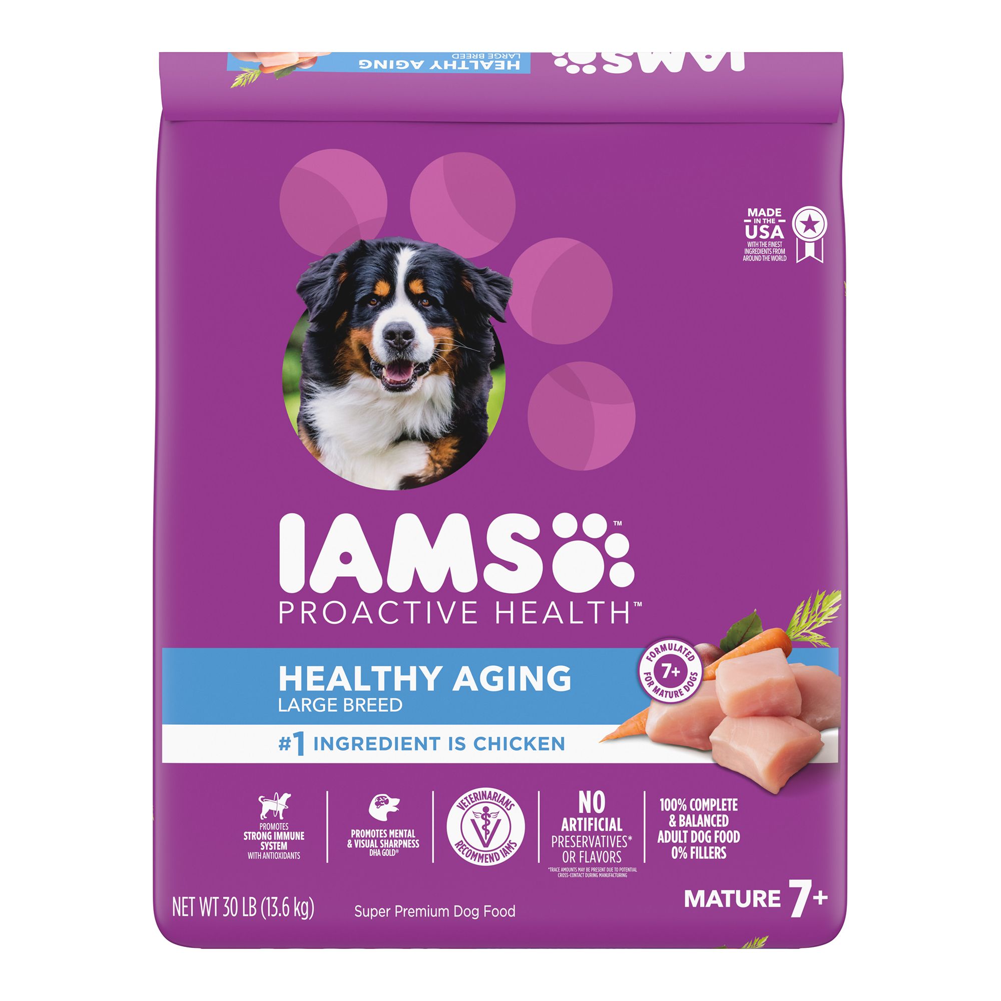 IAMS&trade; Proactive Health Large Breed Senior Dry Dog Food - Healthy Aging, Chicken