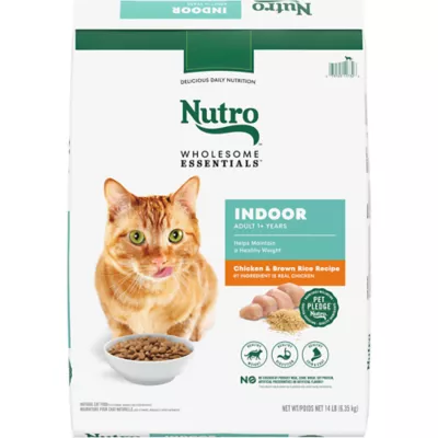 Nutro Wholesome Essentials Indoor Adult Dry Cat Food Natural Chicken Brown Rice