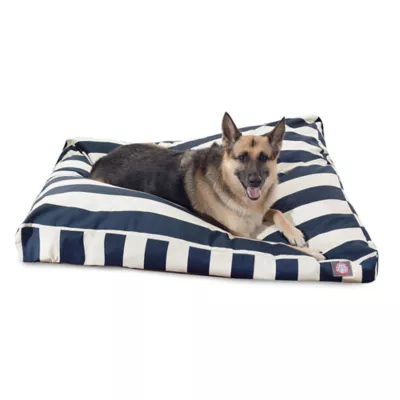 Product Majestic Pet Vertical Strip Rectangle Indoor & Outdoor Dog Bed