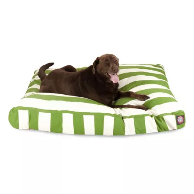 Product Majestic Pet Vertical Strip Rectangle Indoor & Outdoor Dog Bed