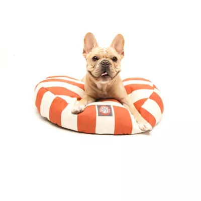 Majestic Pet Vertical Strip Round Indoor & Outdoor Dog Bed - Image 3