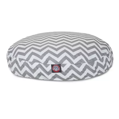 Majestic Pet Zig Zag Round Indoor & Outdoor Dog Bed - Image 1