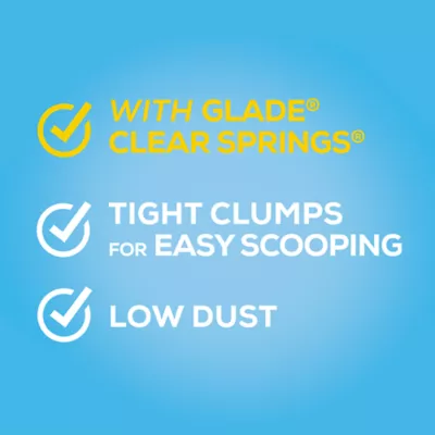 Product Purina® Tidy Cats® With Glade Clear Springs Multi Cat Clumping Clay Cat Litter - Scented, Low Dust