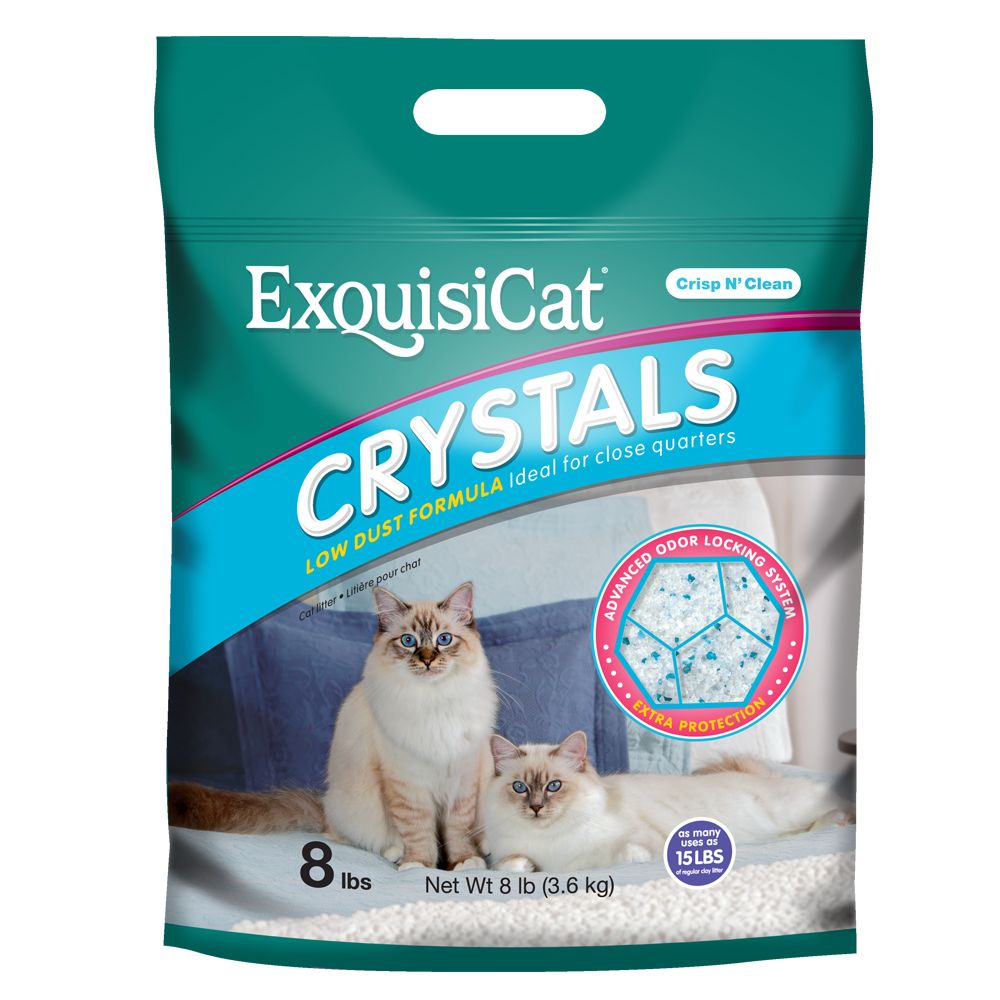 Exquisicat® Crystal Low Dust Formula Cat Litter | cat ...