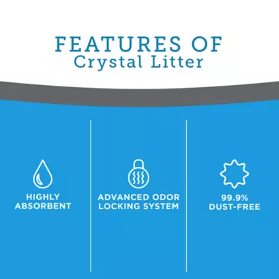 Product ExquisiCat Litter Crystals Multi-Cat Silica Cat Litter - Unscented, Low Dust